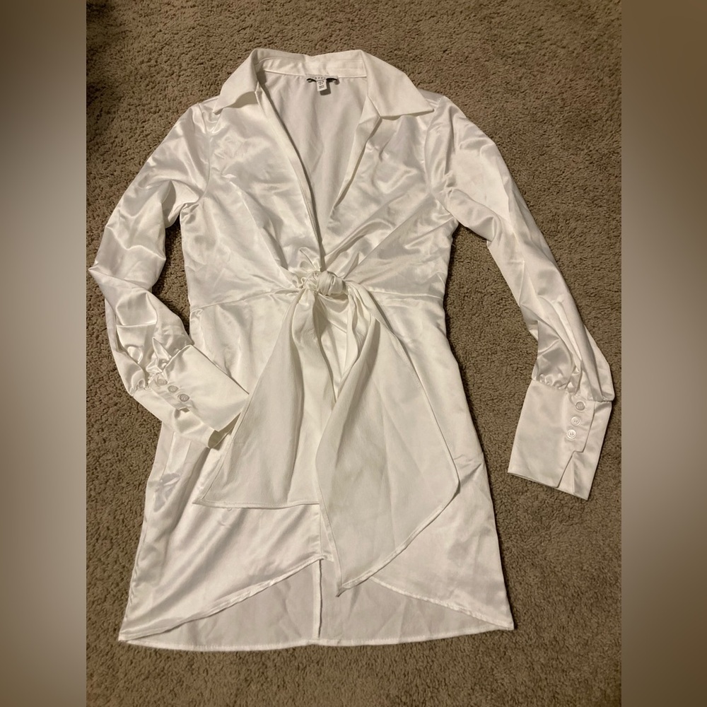 Topshop white dress